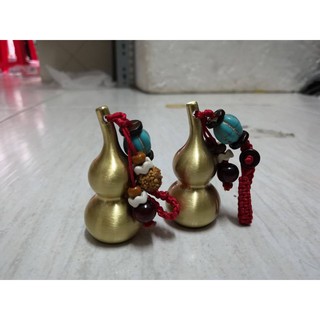 Móc khóa hồ lô may mắn bằng ĐỒNG (HÌNH THẬT)