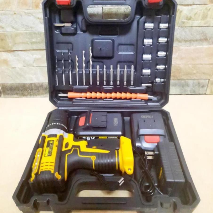 Máy khoan pin cầm tay Dewalt giá rẻ (full phụ kiện)- chính hãng