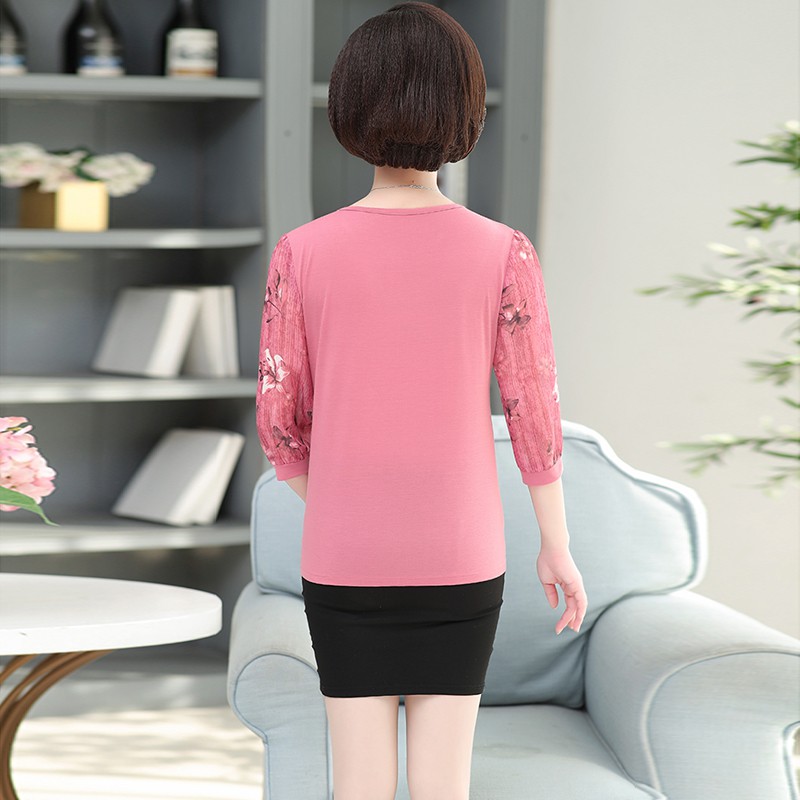 Áo nữ-áo trung niên thun tay lỡ
