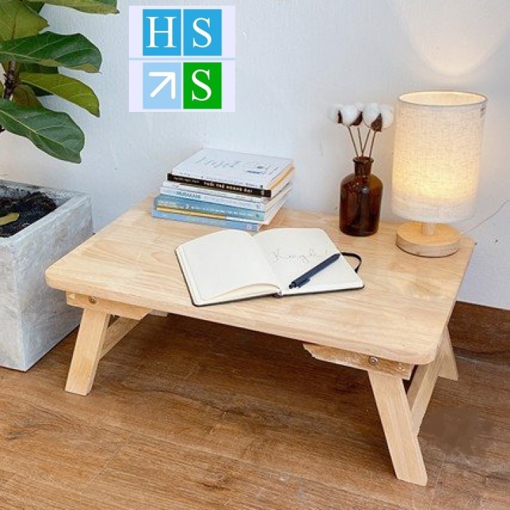 BÀN GỖ DẤP GỌN (60x40cm - Cao 26cm) gỗ tự nhiên phù hợp làm bàn học cho bé | BigBuy360 - bigbuy360.vn