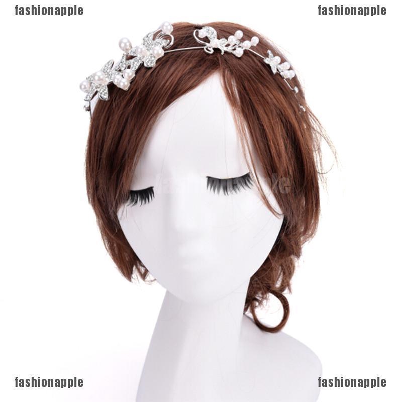 Kẹp Tóc Hình Bông Hoa Đính Đá Và Ngọc Trai Giả Thanh Lịch Dành Cho Nữ