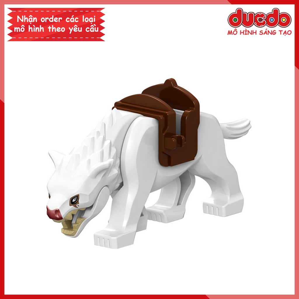 Minifigures chó sói Wargs The Hobbit siêu đẹp - Đồ Chơi Lắp ghép mô hình Mini RZ200