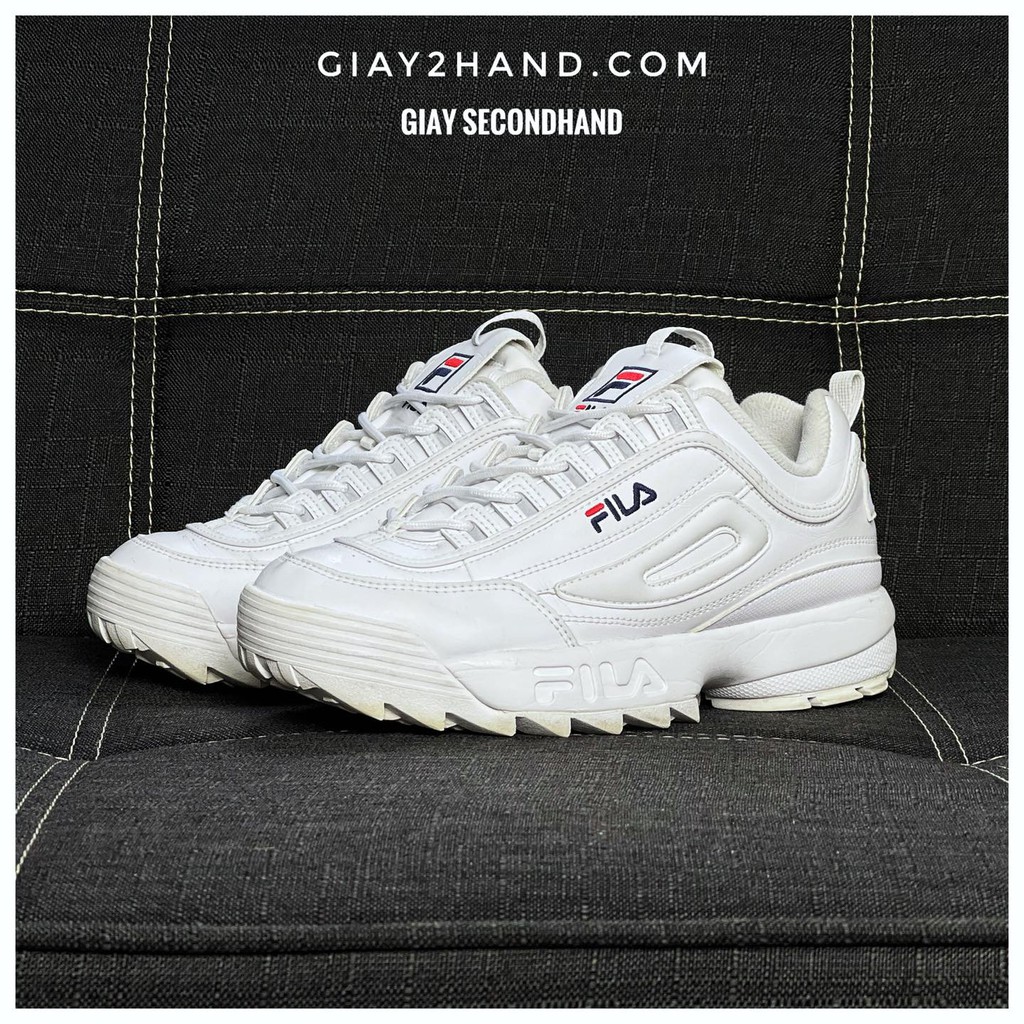 [Secondhand] Giày Thể Thao Fila Disruptor 2 OG white Chính hãng