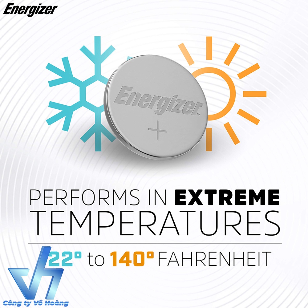 Pin remote xe máy xe hơi - Vỉ 5 viên Energizer E-CR2032