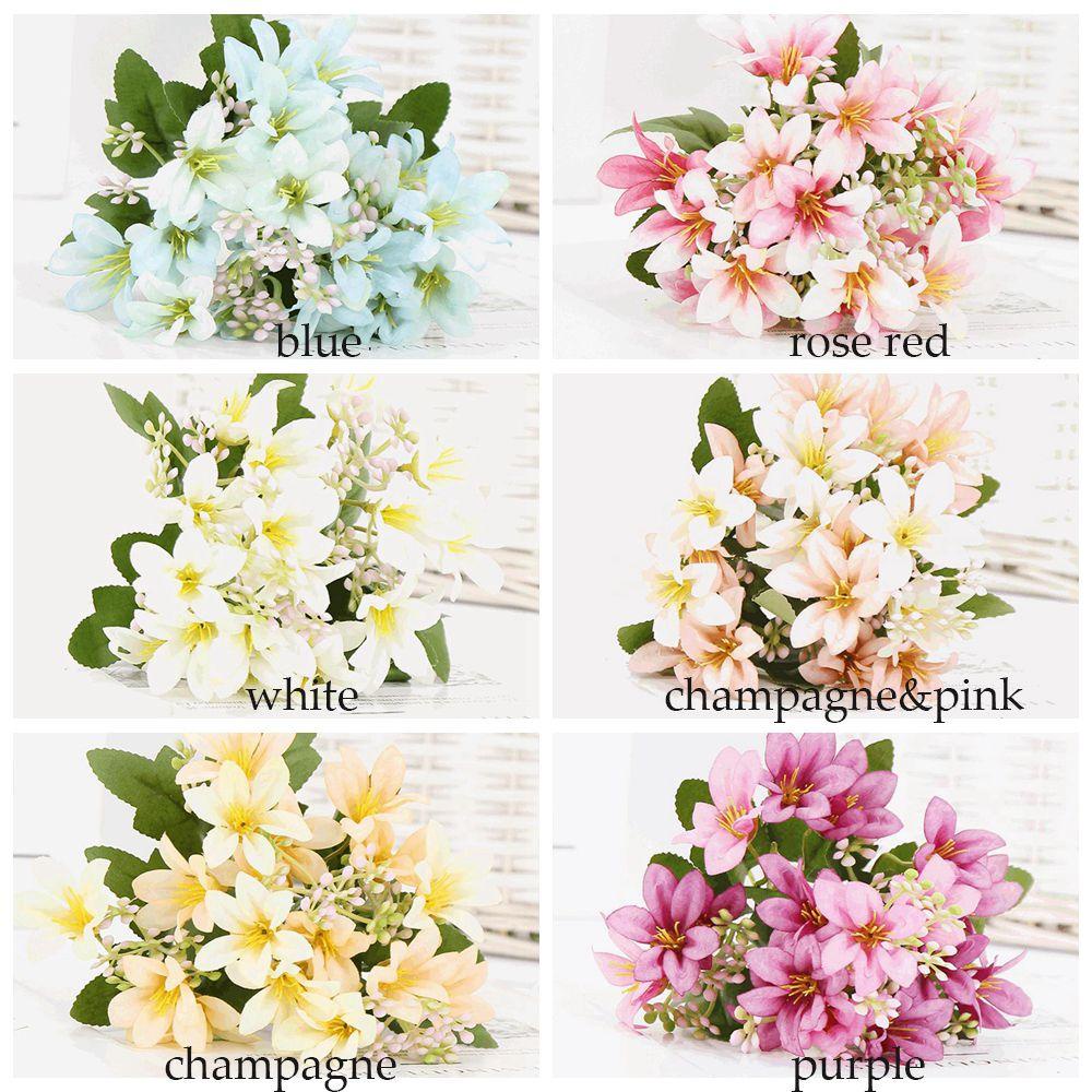 Bó Hoa Giả Trang Trí Tiệc Cưới Phong Cách Vintage