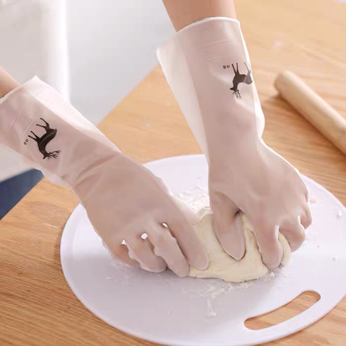 1 Đôi Bao Tay Rửa Chén Cao Su Siêu Dai  2397 siêu rẻ 88