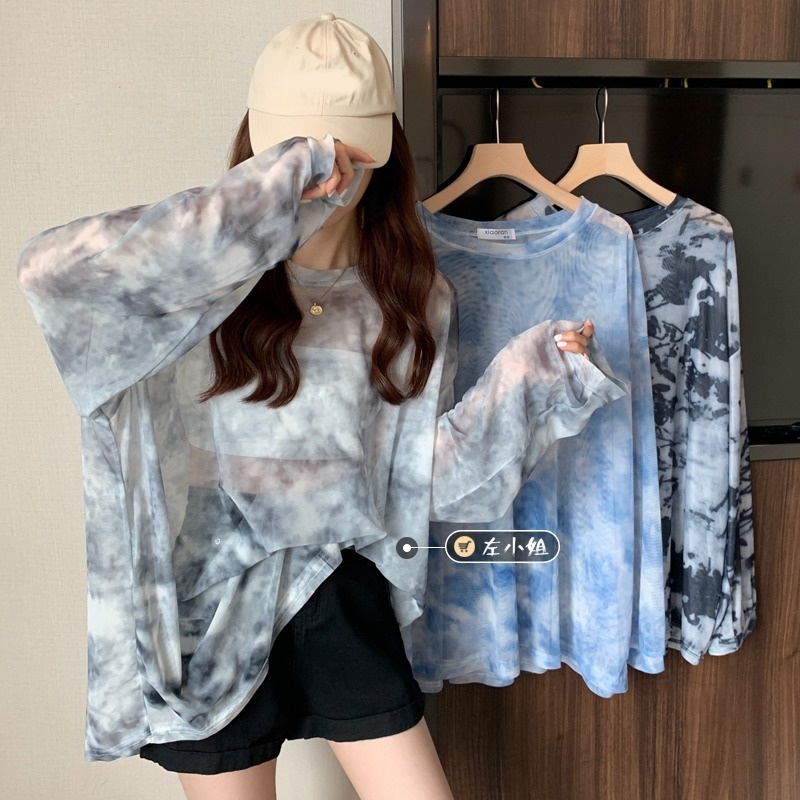 Áo Lưới Lỗ Siu Liti Tay Dài Dáng Rộng Phong Cách Hàn Quốc M803- Lolla_Fashion