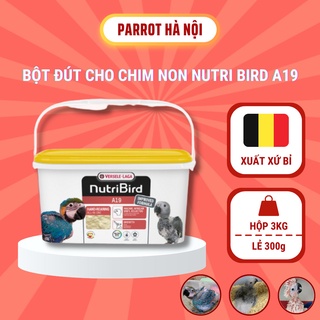 Bột đút dinh dưỡng cho chim non - versele-laga nutri bird a19 giúp bổ sung năng lượng hộp 3kg, gói chiết 300g