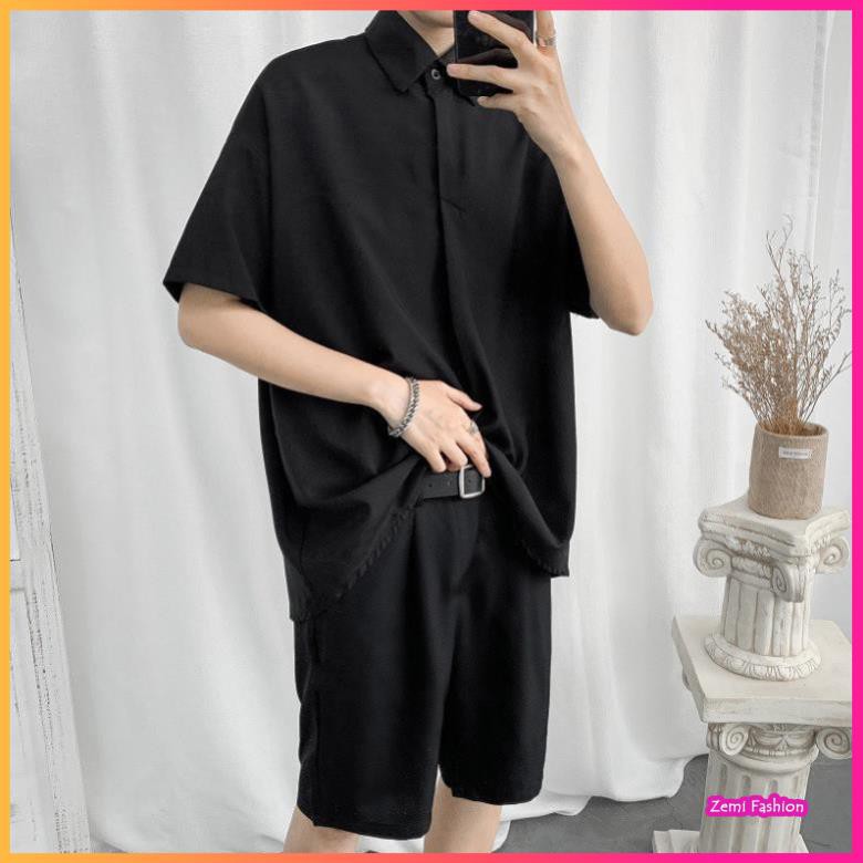 Áo Sơ Mi Nam Polo Hàn Quốc Màu Đen | BigBuy360 - bigbuy360.vn