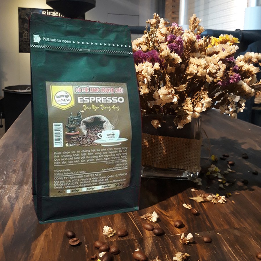 Gói 500g cà phê hạt rang xay Cafe Espresso