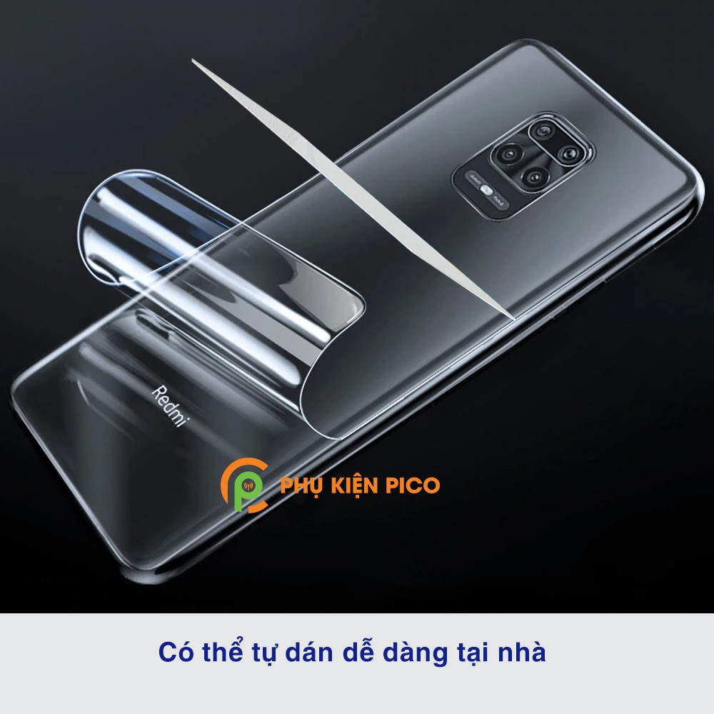Dán lưng Redmi Note 9 Pro full mặt lưng dẻo trong suốt PPF tự phục hồi vết xước - Dán lưng Xiaomi Redmi Note 10 Pro