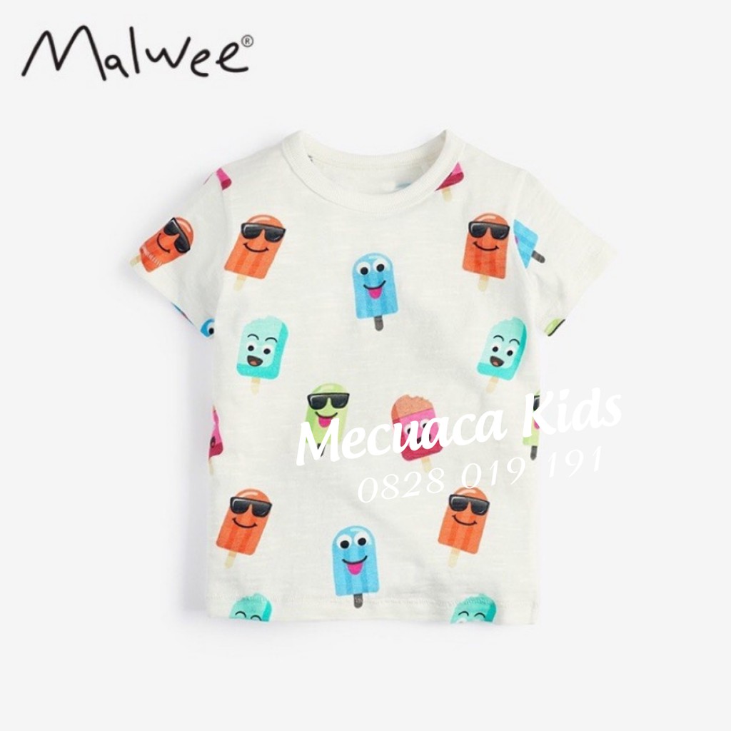 [90-140] [CHỌN MẪU] Áo phông cộc tay Malwee cotton cho bé/bé trai/bé gái tqxk