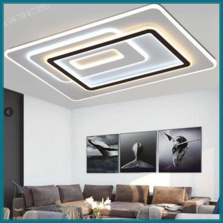 Đèn ốp trần - đèn phòng khách - đèn led ốp trần hình chữ nhật, có điều khiển chiết áp- bảo hành 12 tháng