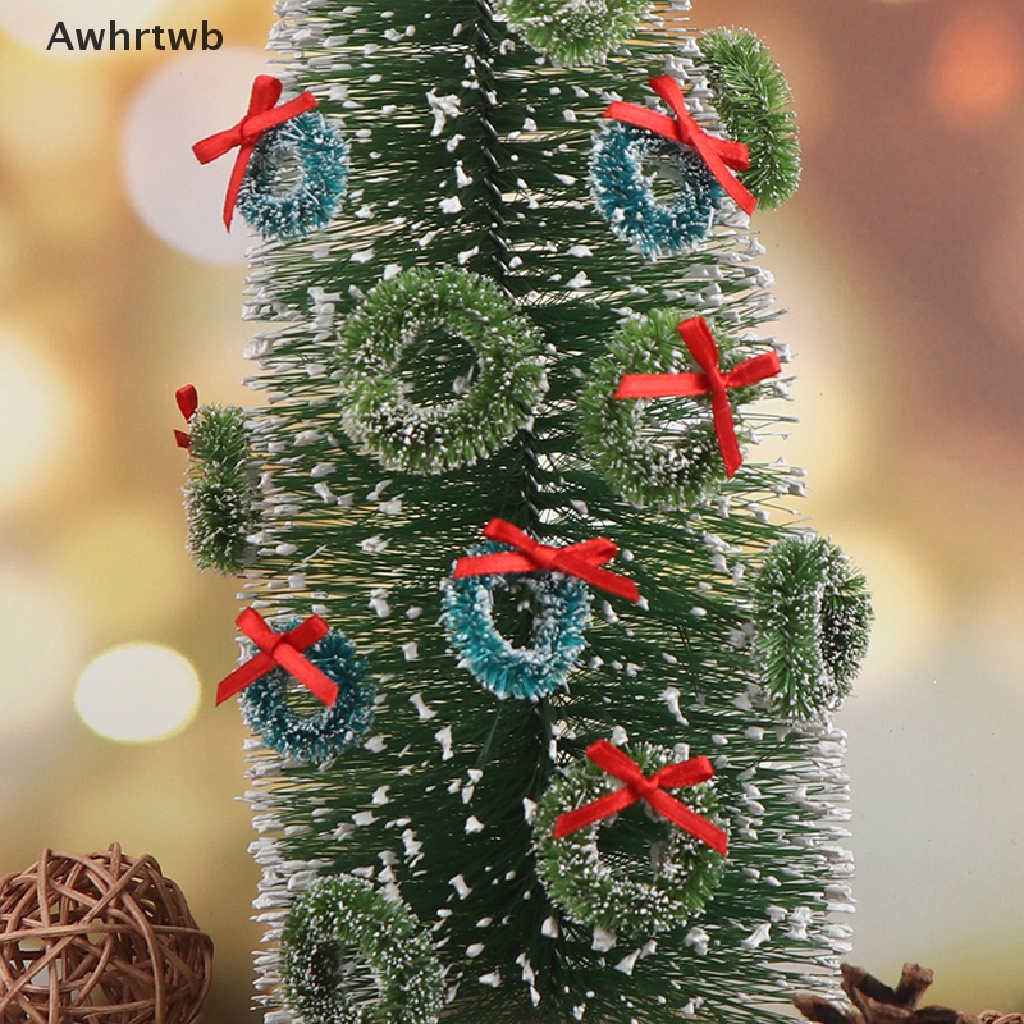 Set 10 Vòng Nguyệt Quế Mini Trang Trí Giáng Sinh