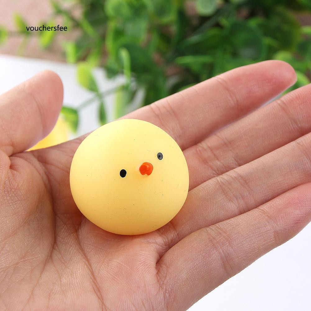 Squishy hình con gà màu vàng dễ thương làm quà tặng cho trẻ đồ chơi đàn hồi mềm mịn dễ thương