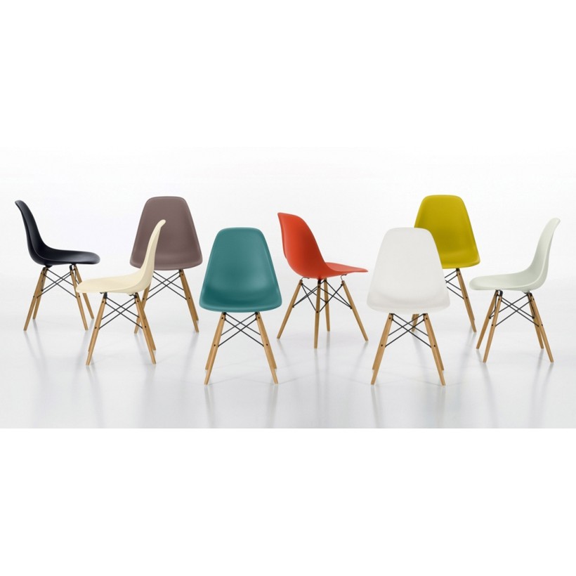 Ghế Eames, Ghế ngồi làm việc, cafe, ngồi ăn, ghế ban công[CHÂN GỖ SỒI CHẮC CHẮN]