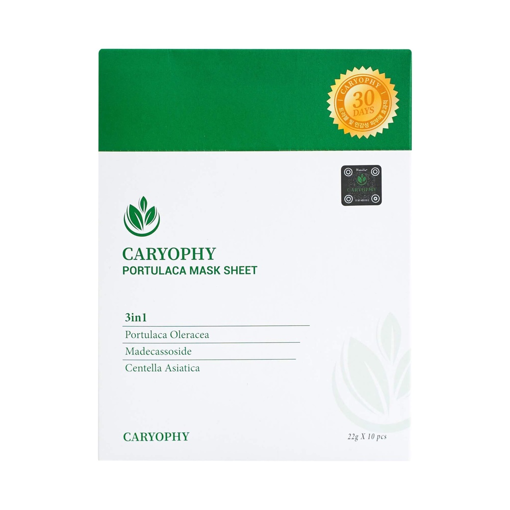 Mặt Nạ Giảm Thâm CARYOPHY Portulaca Mask Sheet GomiMall