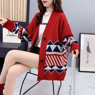 Áo Khoác Len Nữ Cánh Hoa Tay Áo Cardigan cổ chữ V Phong Cách Hàn Quốc 2020