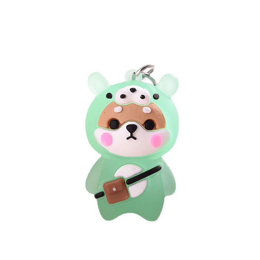 Móc Khóa Hình Chú Chó Shiba Dễ Thương Nhiều Màu Sắc