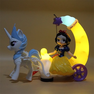 Đèn lồng trung thu pony kéo xe công chúa- toys89