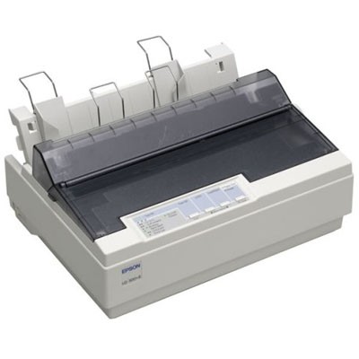 MÁY IN KIM EPSON LQ 300+II - KÈM HỘP MỰC , DÂY NGUỒN , DÂY USB MỚI - AALO.VN