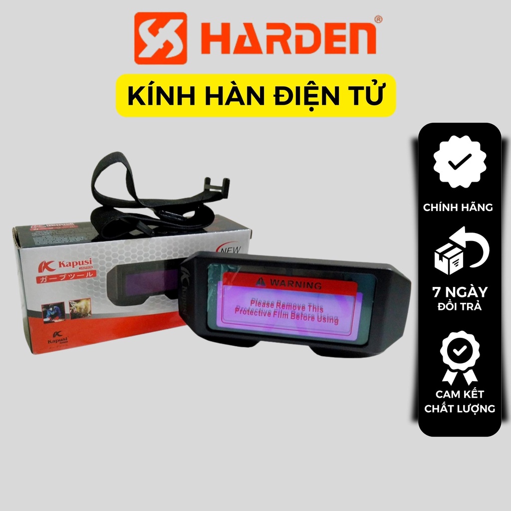 Kính hàn điện tử Kapusi cao cấp , cảm biến ánh sáng