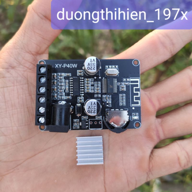 Mạch Khuếch Đại Âm Thanh 15Wx2 XY-P15W, 40WX2 XY-P40W Bluetooth 5.0 tặng kèm miếng tản nhiệt