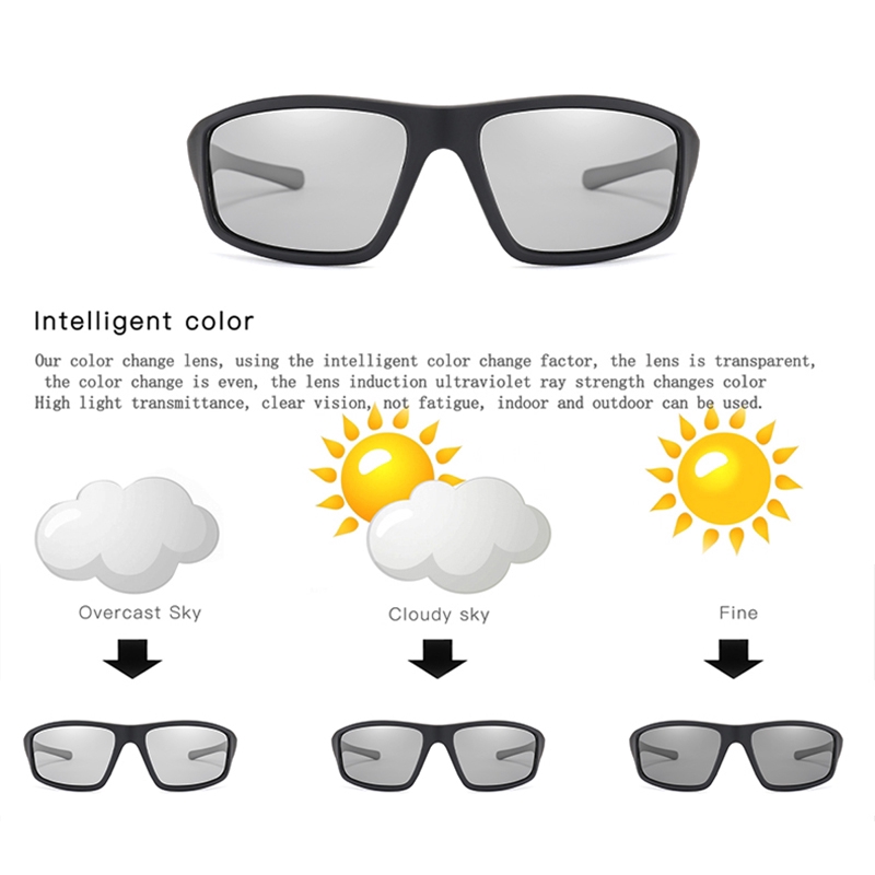 Kính mát thay đổi màu phân cực cho nam và nữ