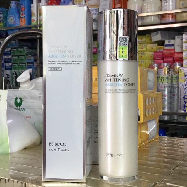 Nước hoa hồng dưỡng trắng da ARBUTIN cao cấp BEBECO Hàn Quốc 130ml ARBUTIN TONER