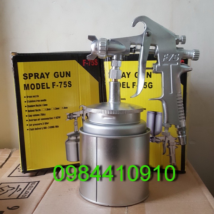 SÚNG PHUN SƠN F75 BÌNH DƯỚI 500CC