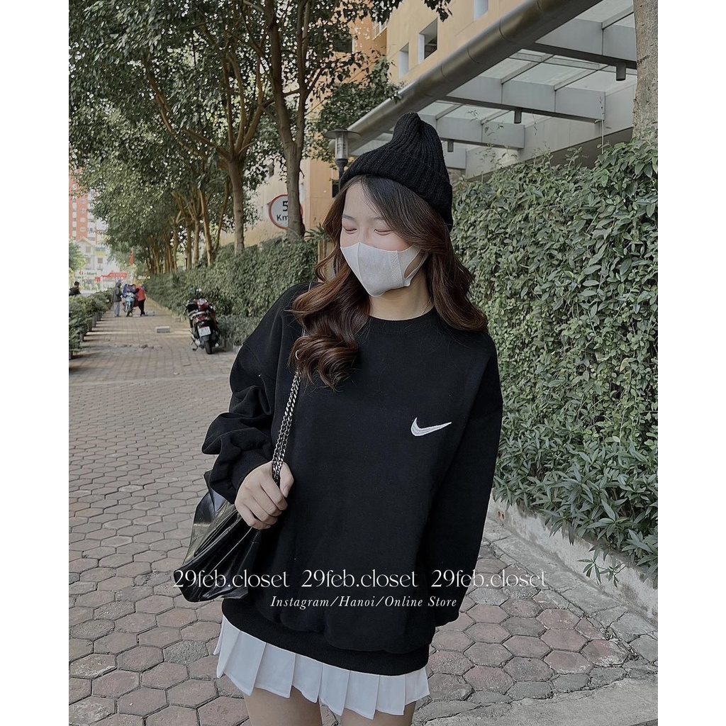 Áo SWEATER Nỉ In Hình NI.CE Nhiều Màu Siêu Xinh Unisex SW03
