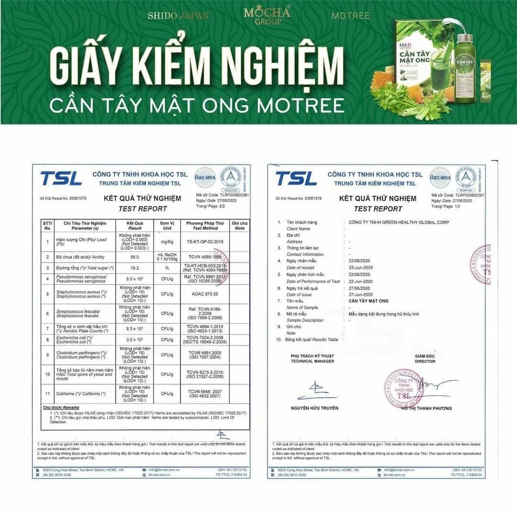 Bột Cần Tây Mật Ong Motree [ Bán Chạy ] Hộp 56g ( 14 gói x 3g ) - Hỗ trợ giảm cân, detox thải độc, thanh lọc cơ thể