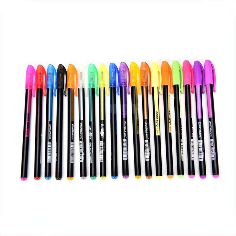 Set 48 Ruột Bút Mực Nước Dạ Quang Đủ Màu