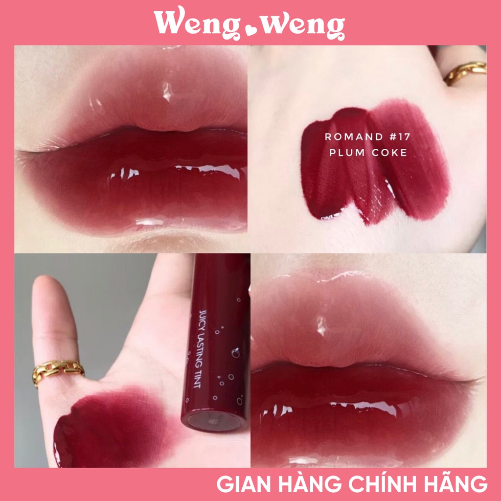 Son Romand Juicy Lasting Tint màu 17: &quot;Plum Coke&quot;