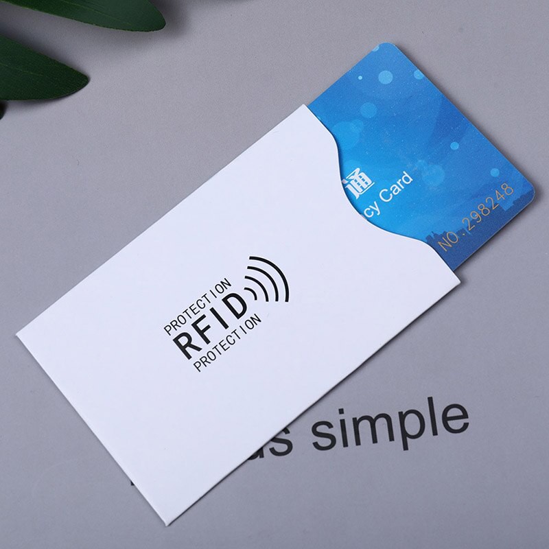 Set 5 Bao Đựng Thẻ Ngân Hàng Bằng Kim Loại Chống Rfid Giá Đỡ