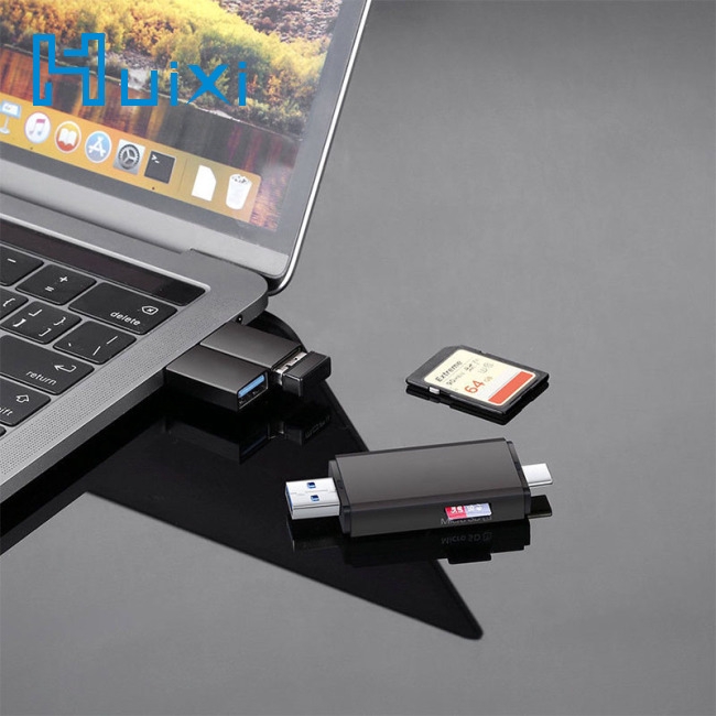Thiết bị đọc thẻ nhớ TF SD USB 3.0 3 trong 1 cho Macbook Android