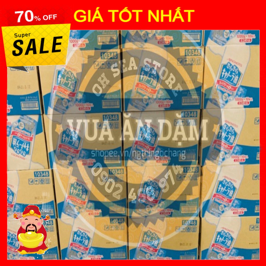 [ GIÁ TỐT NHẤT ]  Dầu hoa cải Ajinomoto [ HÀNG CHÍNH HÃNG ]