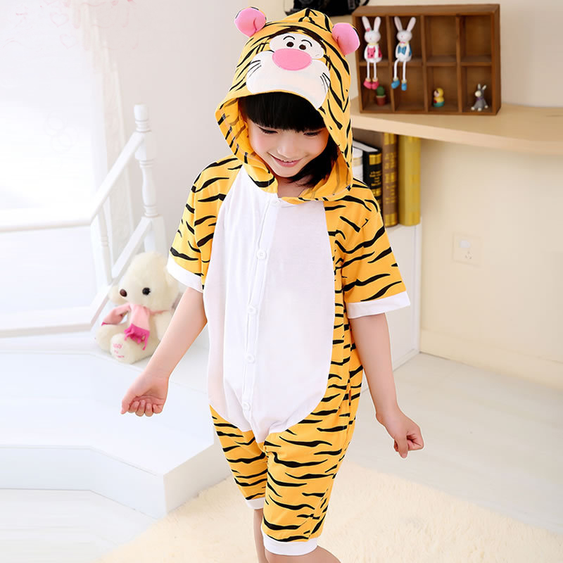 TIGGER Bộ Đồ Ngủ Liền Thân Hình Chú Hổ Đáng Yêu Cho Bé