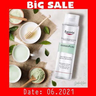 [Bản Pháp 400ml] NƯỚC TẨY TRANG EUCERIN CHO DA MỤN NHẠY CẢM ❤ EUCERIN DERMOPURE MICELLAIR WATER