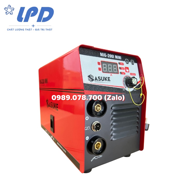 Máy hàn MIG không dùng khí KENMAX-SASUKE 200I thế hệ mới 2022 dây mig rời dài 2.8m cao cấp, mic hai chức năng không khí
