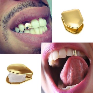 Một chiếc trang sức răng grillz vàng bạc hiphop