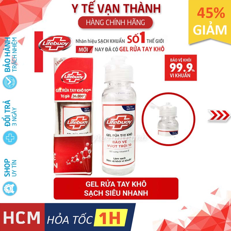 ✅ [BẢN ĐẶC BIỆT] Gel Rửa Tay Khô- Lifebuoy (100ml PHIÊN BẢN GIỚI HẠN), Sát Khuẩn Lifebouy Lifeboy -VT0675