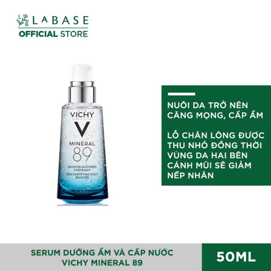 Dưỡng chất giàu khoáng chất Mineral 89 giúp da sáng mịn và căng mượt Vichy Mineral 89 Z1