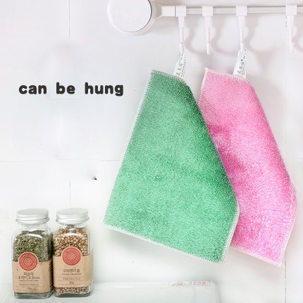 Khăn Sợi Tre Hai Lớp Chống Dầu Vệ Sinh Nhà Bếp/Xe Hơi/Cửa Sổ/Cửa Sổ/Xe Hơi