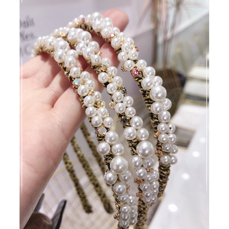 Cài Tóc Đính Đá Thời Trang Hàn Quốc Cho Nữ