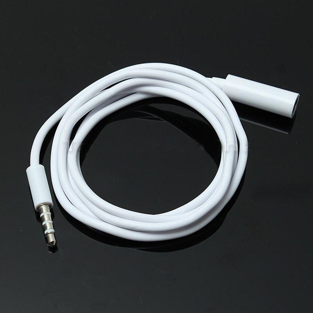 Dây Cáp Nối Dài AUGUSTINE 4 Pole Màu Trắng Dành Cho Tai Nghe MP3 Máy Tính