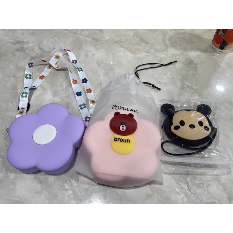 [ẢNH THẬT][TÚI ĐEO CHÉO HÌNH BÔNG HOA SIÊU CUTE]