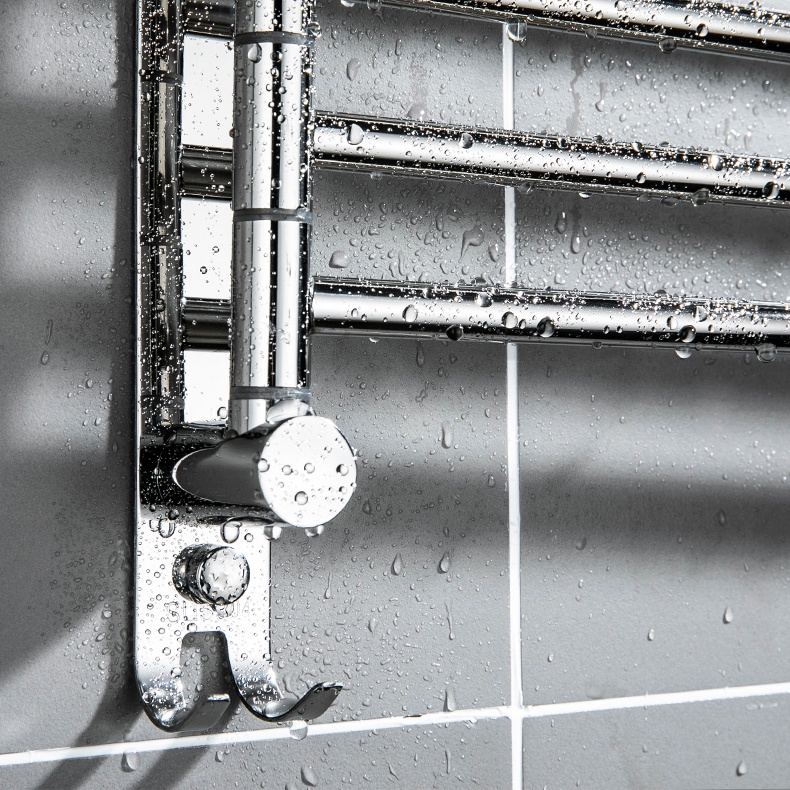 Kệ Treo Khăn GIHOME Inox 304 Khoan Tường, Thanh Treo Khăn Nhà Tắm Đa Năng Xoay 180 Độ