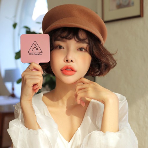 Gương cầm tay 3CE vuông mini loại 3 màu Gương Hàn Quốc