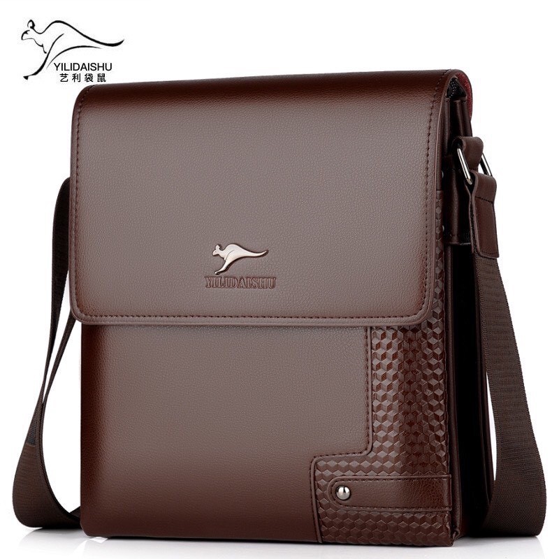 Túi đeo chéo nam da bò cao cấp YILIDAISHU T33 27x24x6cm DIENMAYPICO